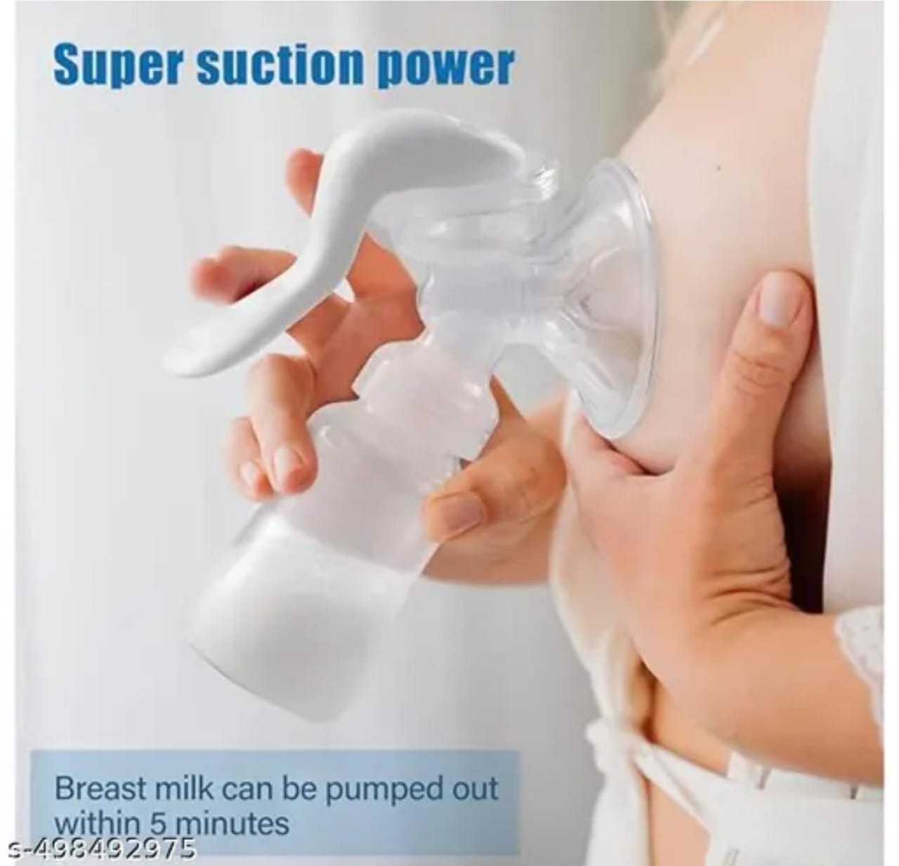 Silicone Breast Pump – BPA-Free (Portable, 100–200 ml)