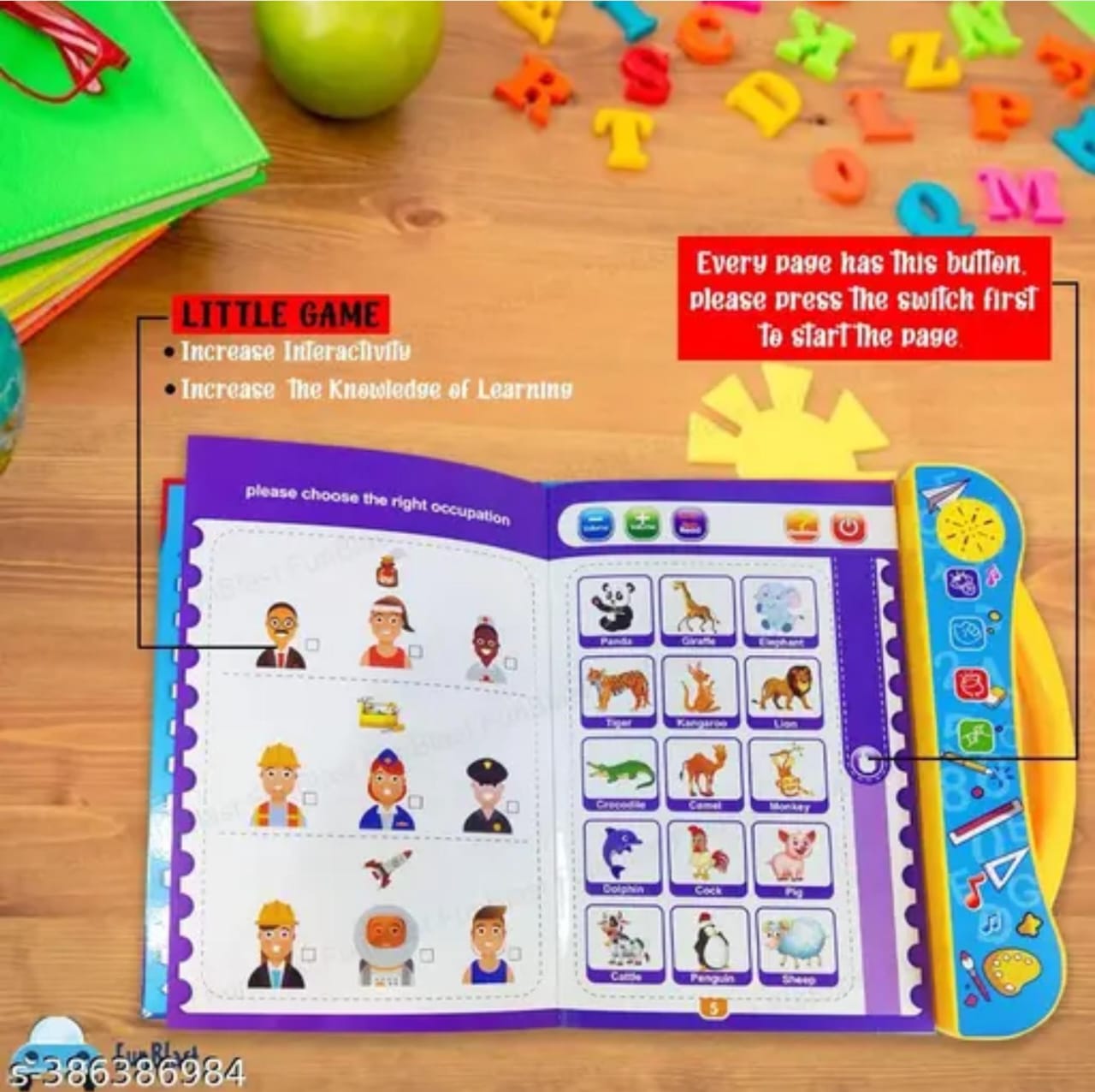 Interactive Musical Learning Book for Kids
