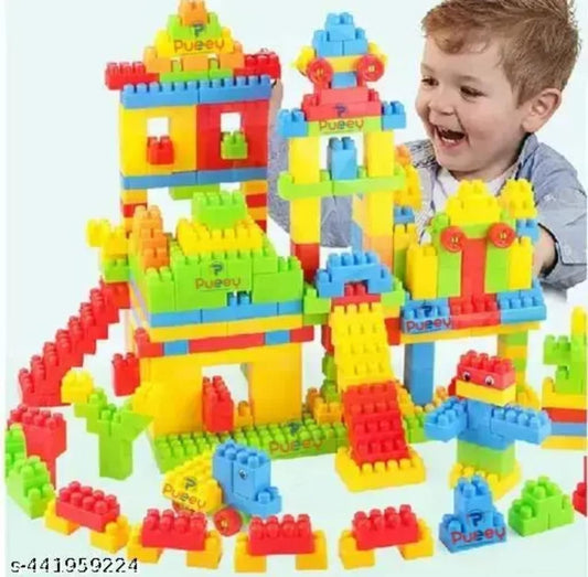 125-Piece Colorful Building Blocks Set for Kids