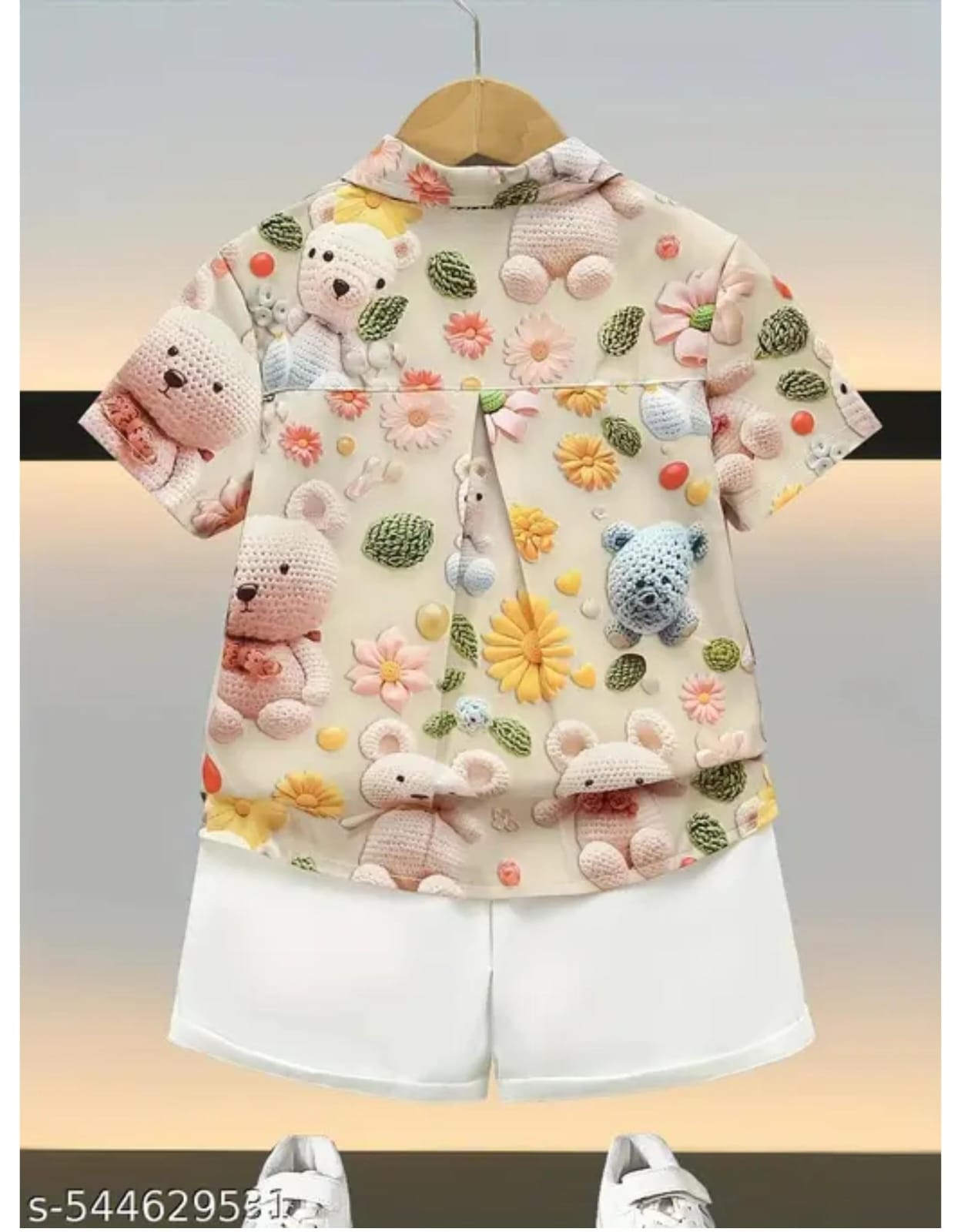 Cutiepie Elegant Cotton Boys Top & Bottom Set (0–7 Years, Multiple Sizes)