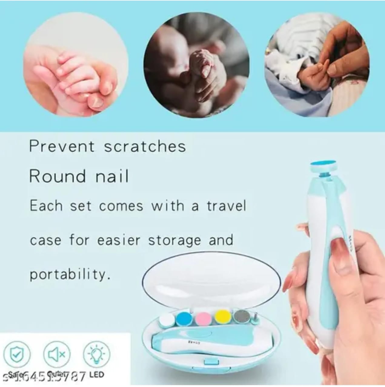 Baby Electric Nail Trimmer & Filer