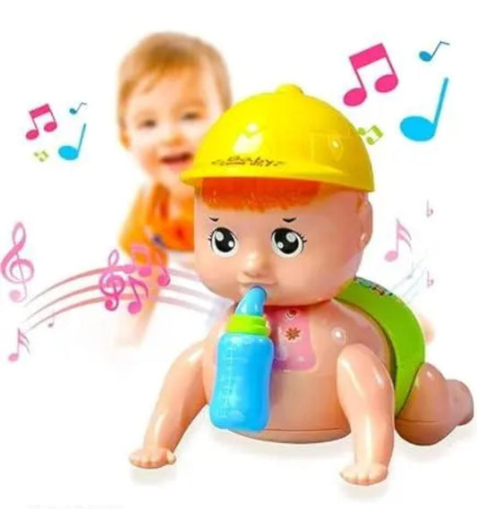 Musical Crawling Baby Toy with Lights & Sound