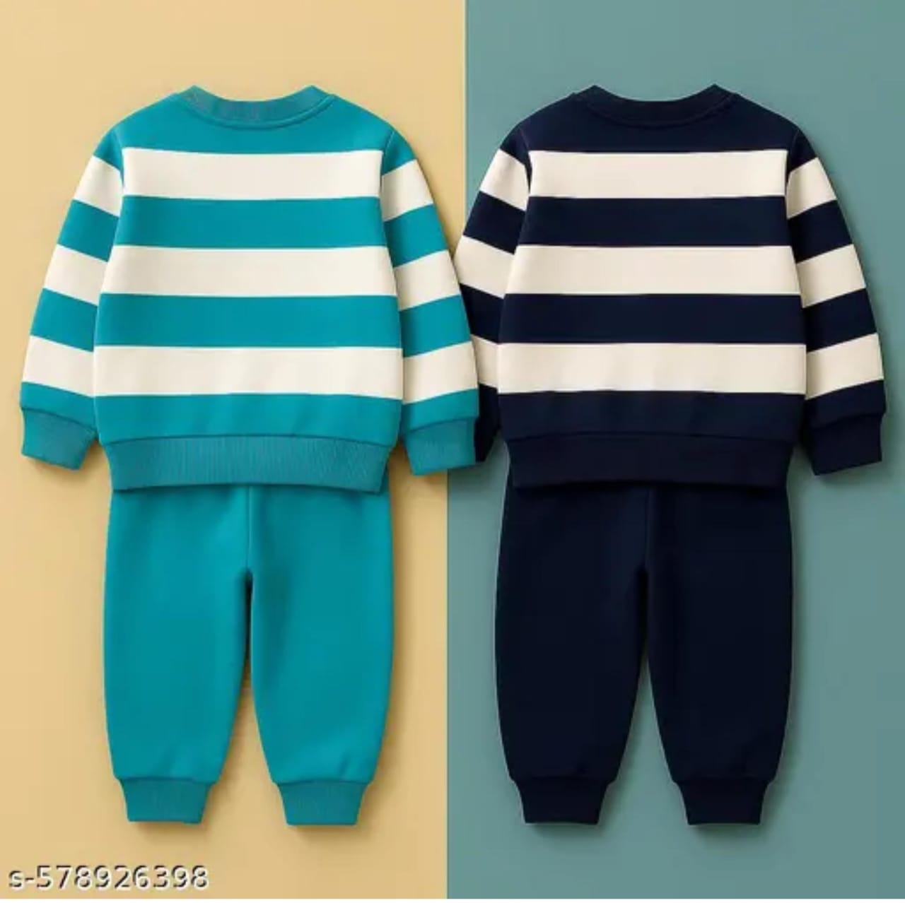 Pack of 2 Bear Printed Winter Wear Sets for Kids