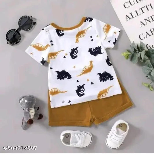 Baby Girls & Boys T-Shirt and Pant Set – Cotton Blend