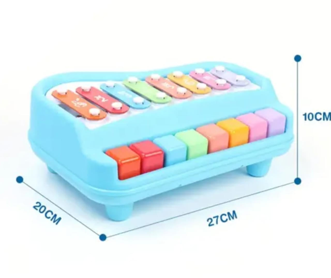 2-in-1 Baby Xylophone Piano Musical Toy with 8 Keys