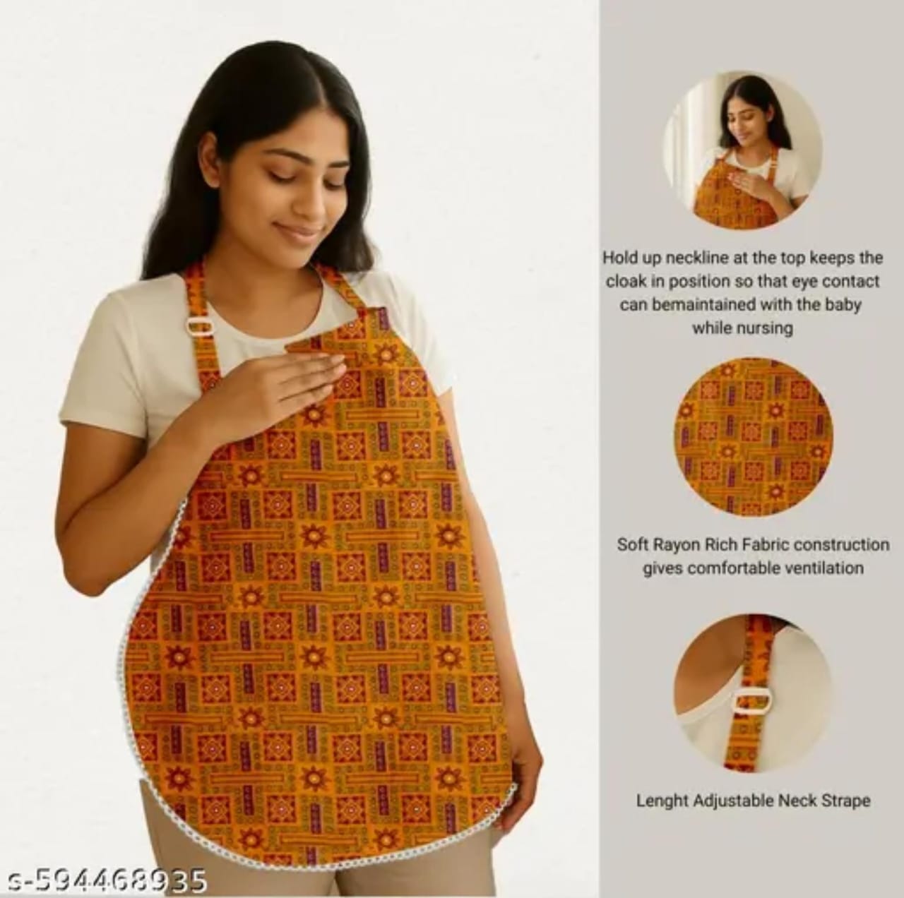 Organic Cotton Muslin Nursing Cover