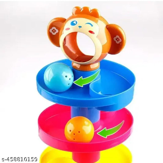 5-Layer Roll Ball Swirling Tower Educational Toy for Toddlers