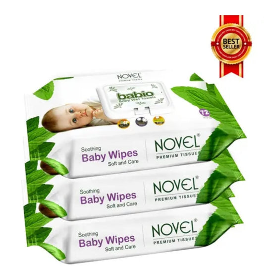 Baby Wipes | 72 Sheets × 3 Packs