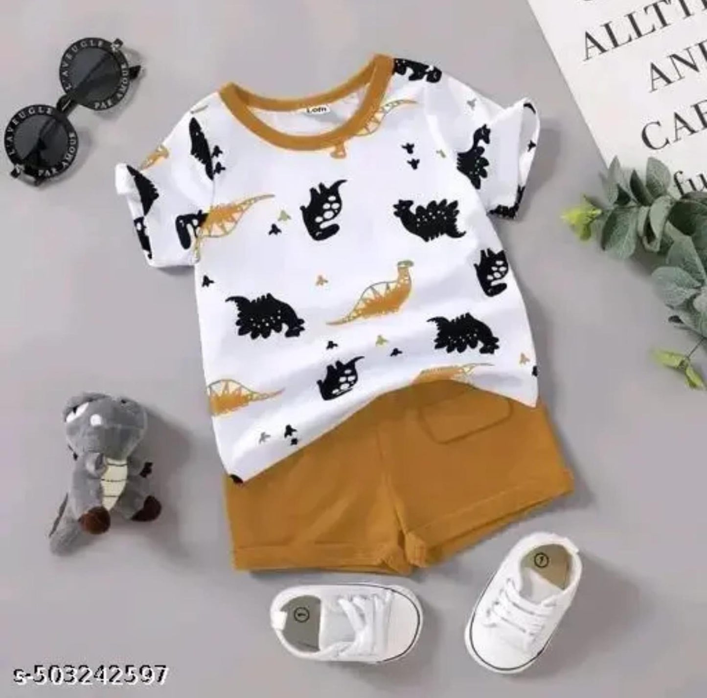 Baby Girls & Boys T-Shirt and Pant Set – Cotton Blend