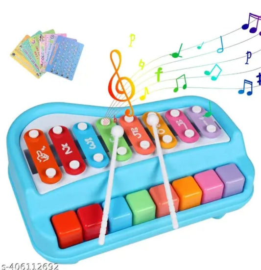2-in-1 Baby Xylophone Piano Musical Toy with 8 Keys