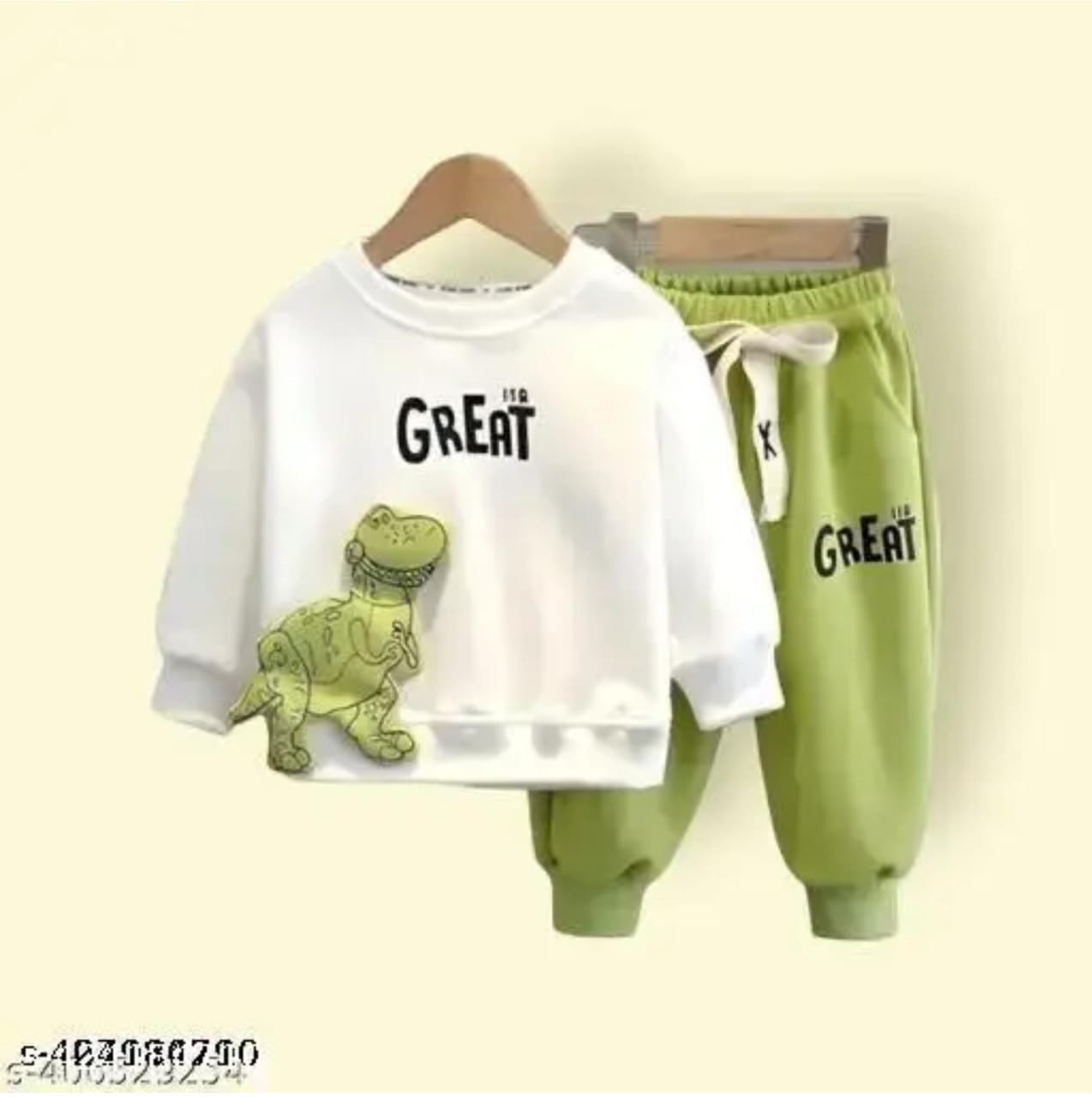 Boys & Girls Soft Cotton Printed Top & Bottom Set