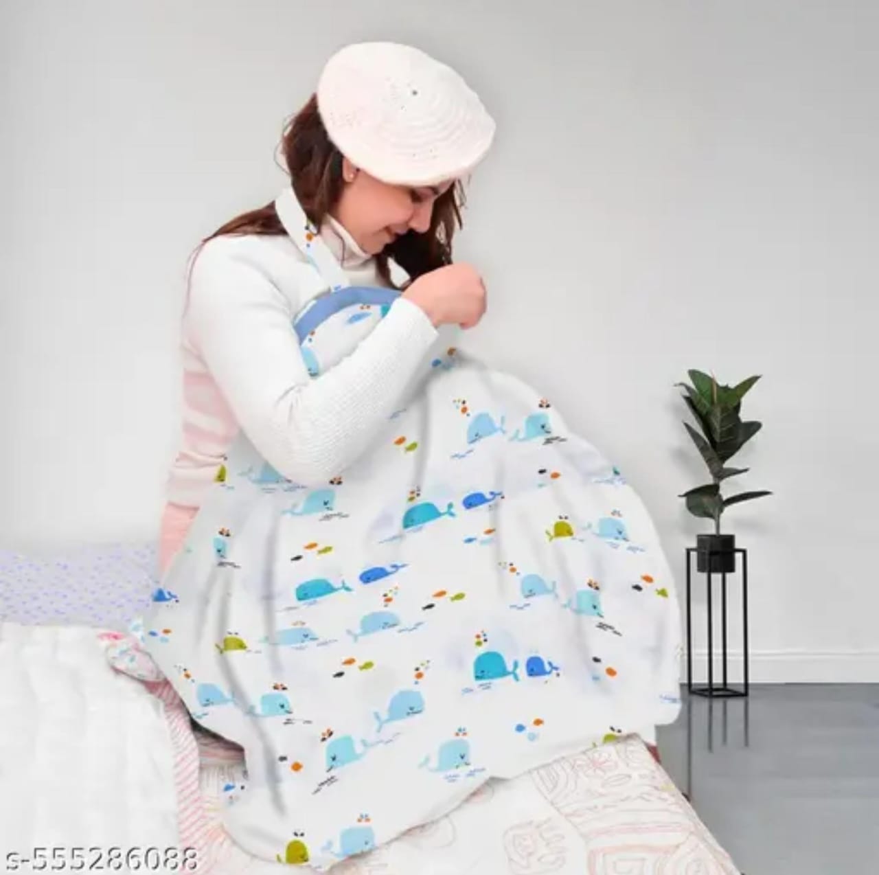 Organic Cotton Muslin Nursing Cover